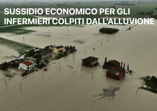 Alluvione Emilia Romagna: sussidio economico a favore degli infermieri colpiti